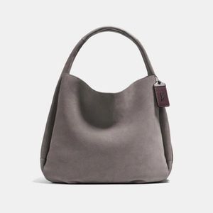 Gently Used Coach Bandit Hobo 39 In Heather Grey/black Copper